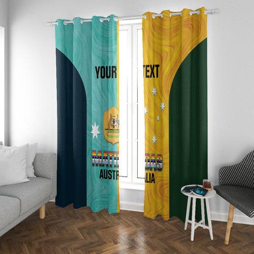 Custom Pride Month Matildas Window Curtain Australia Til Its Done Mixed Color