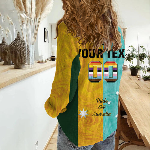 Custom Pride Month Matildas Women Casual Shirt Australia Til Its Done Mixed Color