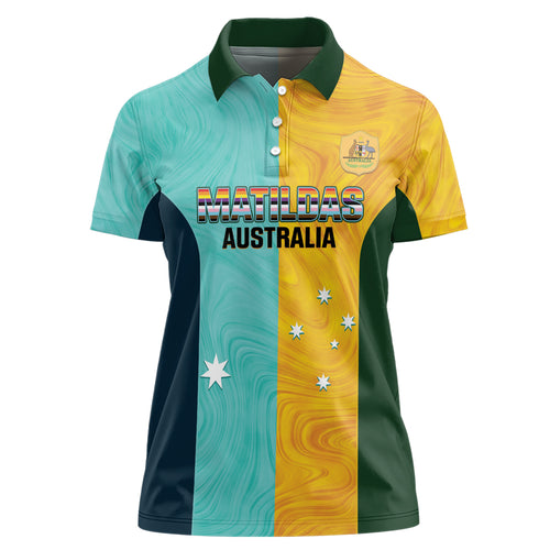 Custom Pride Month Matildas Women Polo Shirt Australia Til Its Done Mixed Color