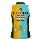 Custom Pride Month Matildas Women Sleeveless Polo Shirt Australia Til Its Done Mixed Color