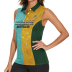 Custom Pride Month Matildas Women Sleeveless Polo Shirt Australia Til Its Done Mixed Color