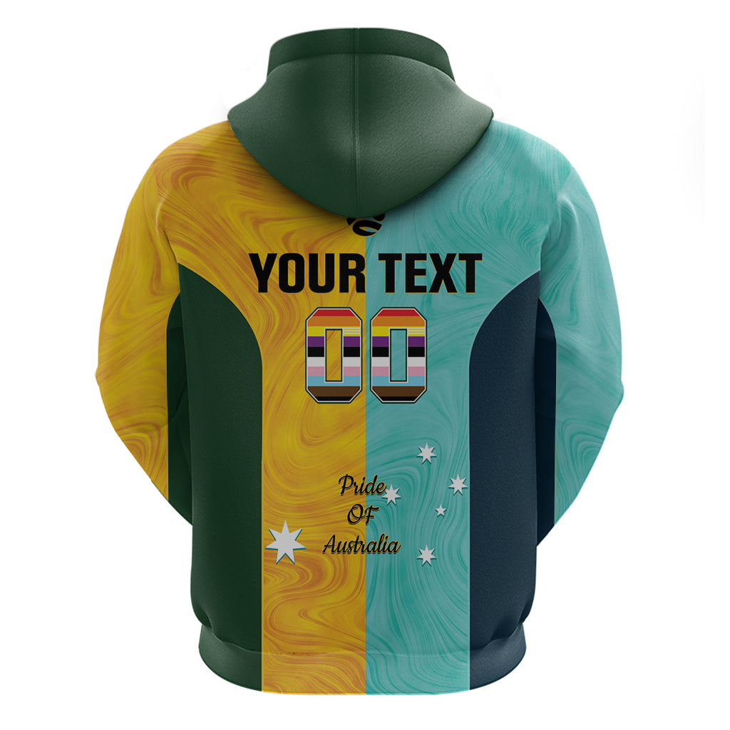 Custom Pride Month Matildas Zip Hoodie Australia Til Its Done Mixed Color