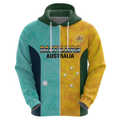 Custom Pride Month Matildas Zip Hoodie Australia Til Its Done Mixed Color