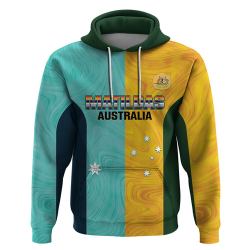 Custom Pride Month Matildas Zip Hoodie Australia Til Its Done Mixed Color