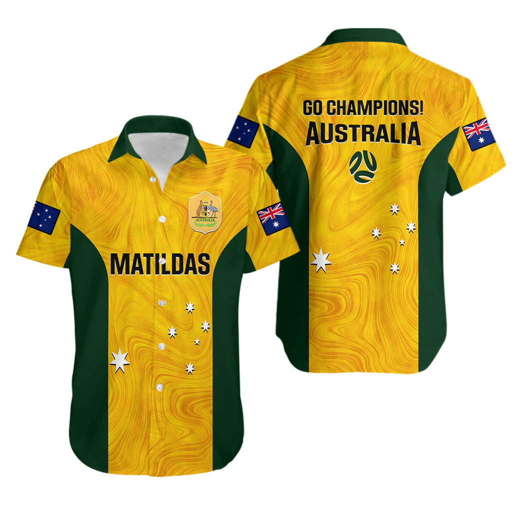 australia-soccer-hawaiian-shirt-gold-matildas-world-cup-2023-go-champions