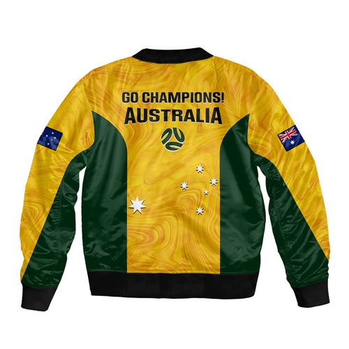 australia-soccer-sleeve-zip-bomber-jacket-gold-matildas-world-cup-2023-go-champions