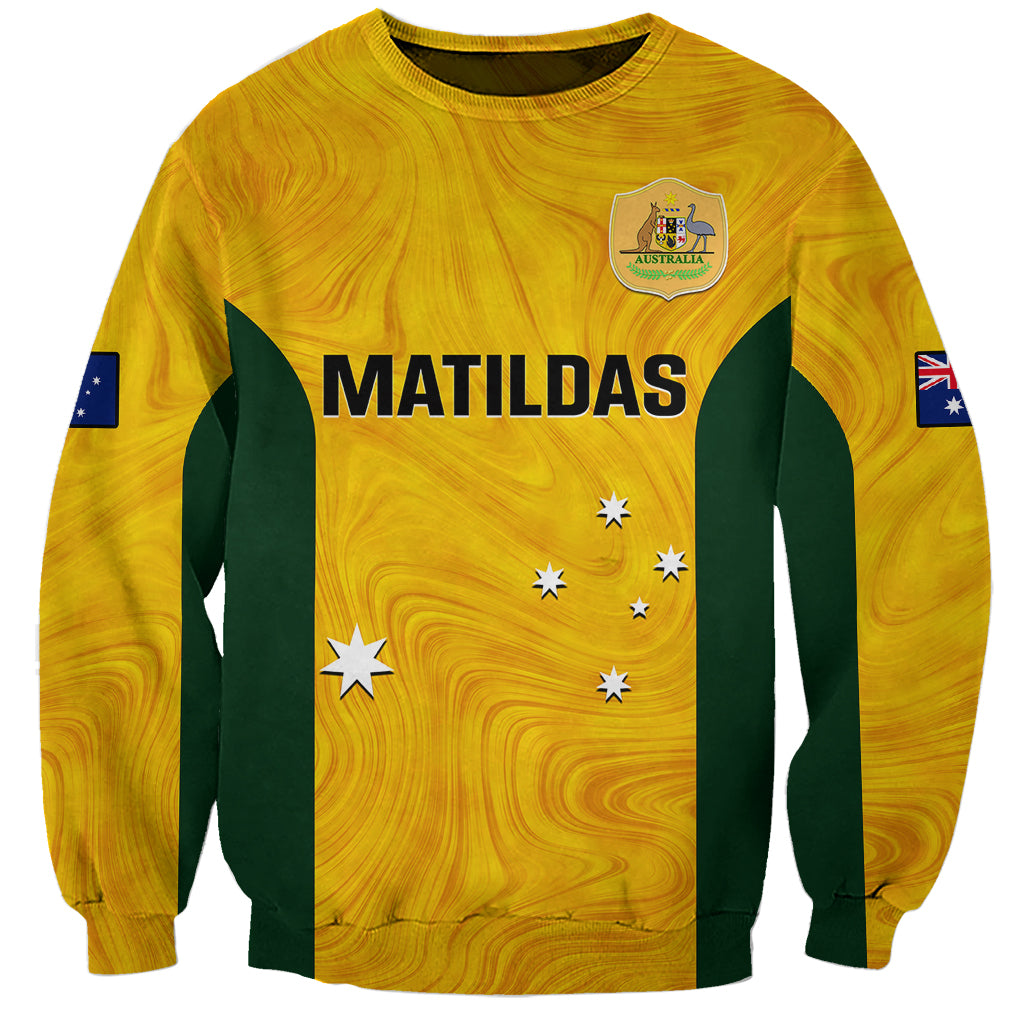 australia-soccer-sweatshirt-gold-matildas-world-cup-2023-go-champions
