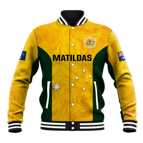 personalised-australia-soccer-baseball-jacket-gold-matildas-world-cup-2023-go-champions