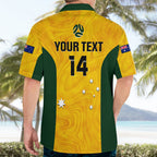 personalised-australia-soccer-hawaiian-shirt-gold-matildas-world-cup-2023-go-champions