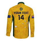 personalised-australia-soccer-long-sleeve-button-shirt-gold-matildas-world-cup-2023-go-champions