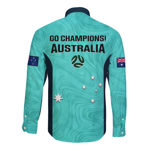 australia-soccer-long-sleeve-button-shirt-turquoise-matildas-world-cup-2023-go-champions