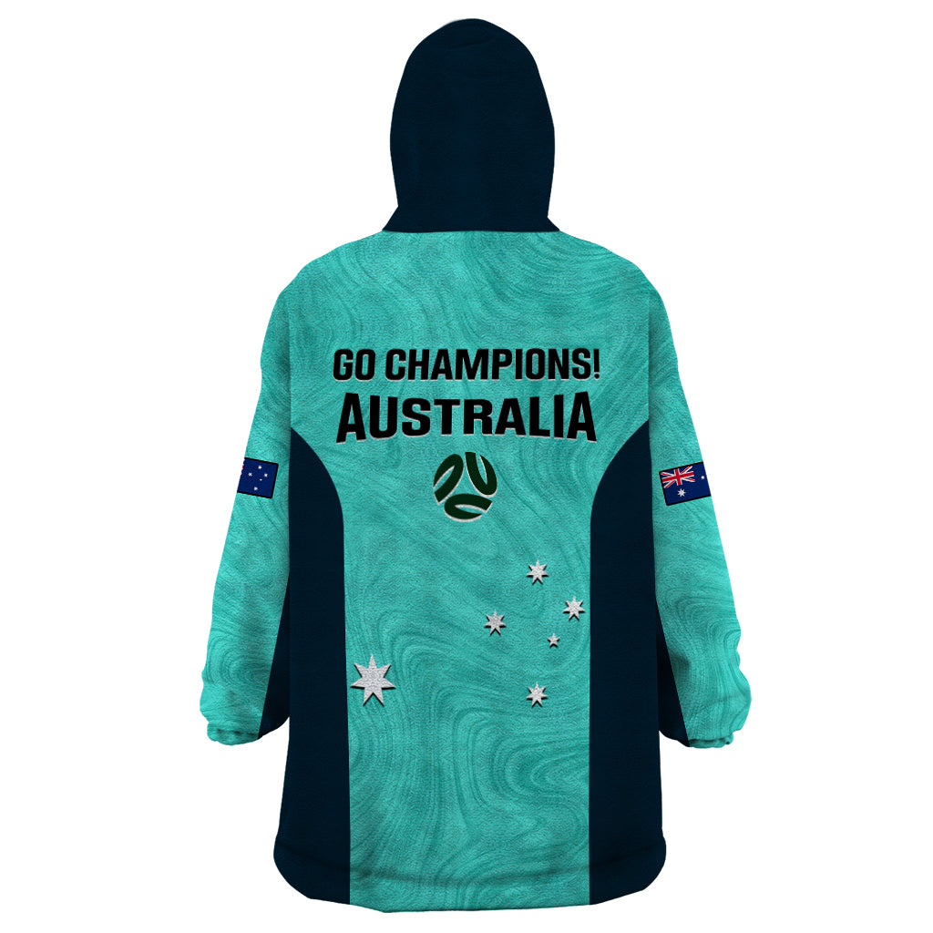 australia-soccer-wearable-blanket-hoodie-turquoise-matildas-world-cup-2023-go-champions