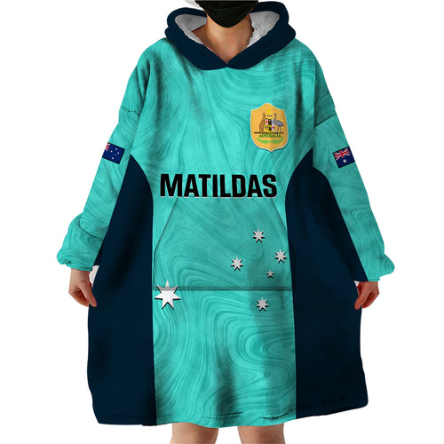 australia-soccer-wearable-blanket-hoodie-turquoise-matildas-world-cup-2023-go-champions