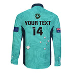 personalised-australia-soccer-long-sleeve-button-shirt-turquoise-matildas-world-cup-2023-go-champions