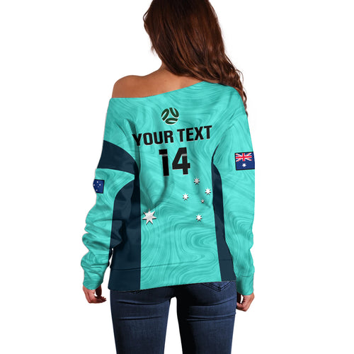 personalised-australia-soccer-off-shoulder-sweater-turquoise-matildas-world-cup-2023-go-champions