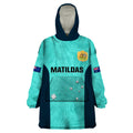 personalised-australia-soccer-wearable-blanket-hoodie-turquoise-matildas-world-cup-2023-go-champions