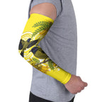 Bellbird New Zealand Arm Sleeves Korimako Kowhai Maori Pattern