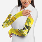 Bellbird New Zealand Arm Sleeves Korimako Kowhai Maori Pattern