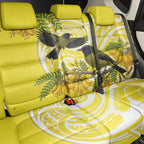 Bellbird New Zealand Back Car Seat Cover Korimako Kowhai Maori Pattern