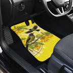 Bellbird New Zealand Car Mats Korimako Kowhai Maori Pattern
