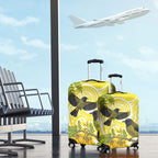 Bellbird New Zealand Luggage Cover Korimako Kowhai Maori Pattern