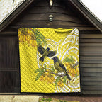 Bellbird New Zealand Quilt Korimako Kowhai Maori Pattern