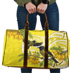 Bellbird New Zealand Travel Bag Korimako Kowhai Maori Pattern
