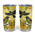 Bellbird New Zealand Tumbler Cup Korimako Kowhai Maori Pattern