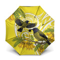 Bellbird New Zealand Umbrella Korimako Kowhai Maori Pattern