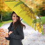 Bellbird New Zealand Umbrella Korimako Kowhai Maori Pattern