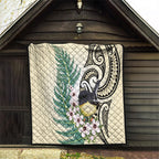 Endemic Tomtit New Zealand Quilt Miromiro Manuka Silver Fern Maori Pattern
