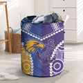 Football Eagles and Dockers Laundry Basket 2026 Together Aboriginal Polynesian Pattern