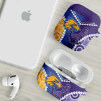 Football Eagles and Dockers AirPods Case 2026 Together Aboriginal Polynesian Pattern