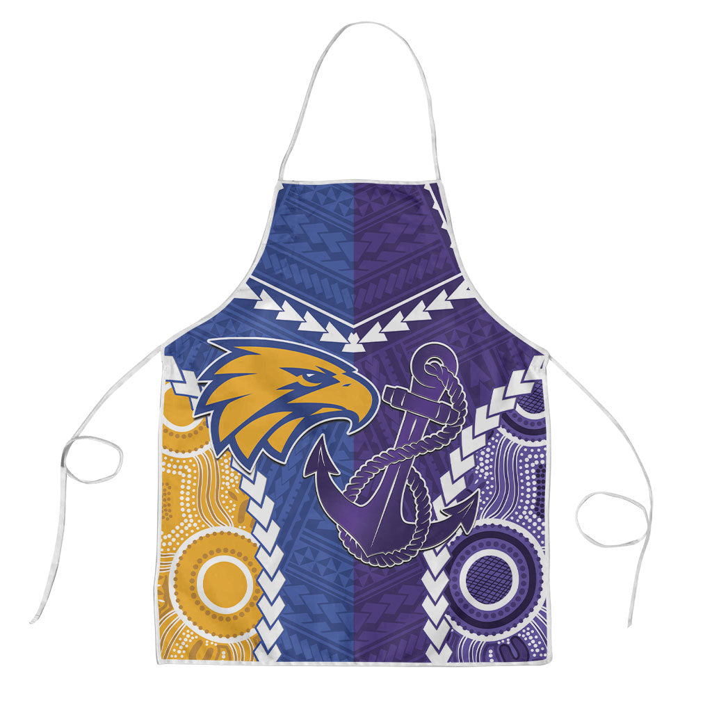 Football Eagles and Dockers Apron 2026 Together Aboriginal Polynesian Pattern