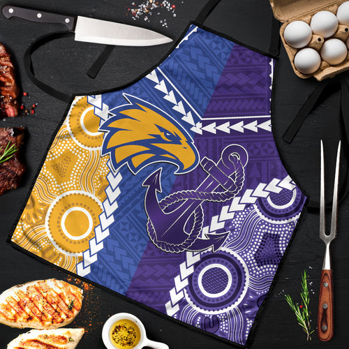 Football Eagles and Dockers Apron 2026 Together Aboriginal Polynesian Pattern