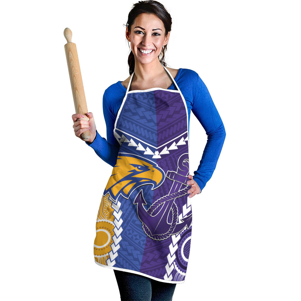 Football Eagles and Dockers Apron 2026 Together Aboriginal Polynesian Pattern