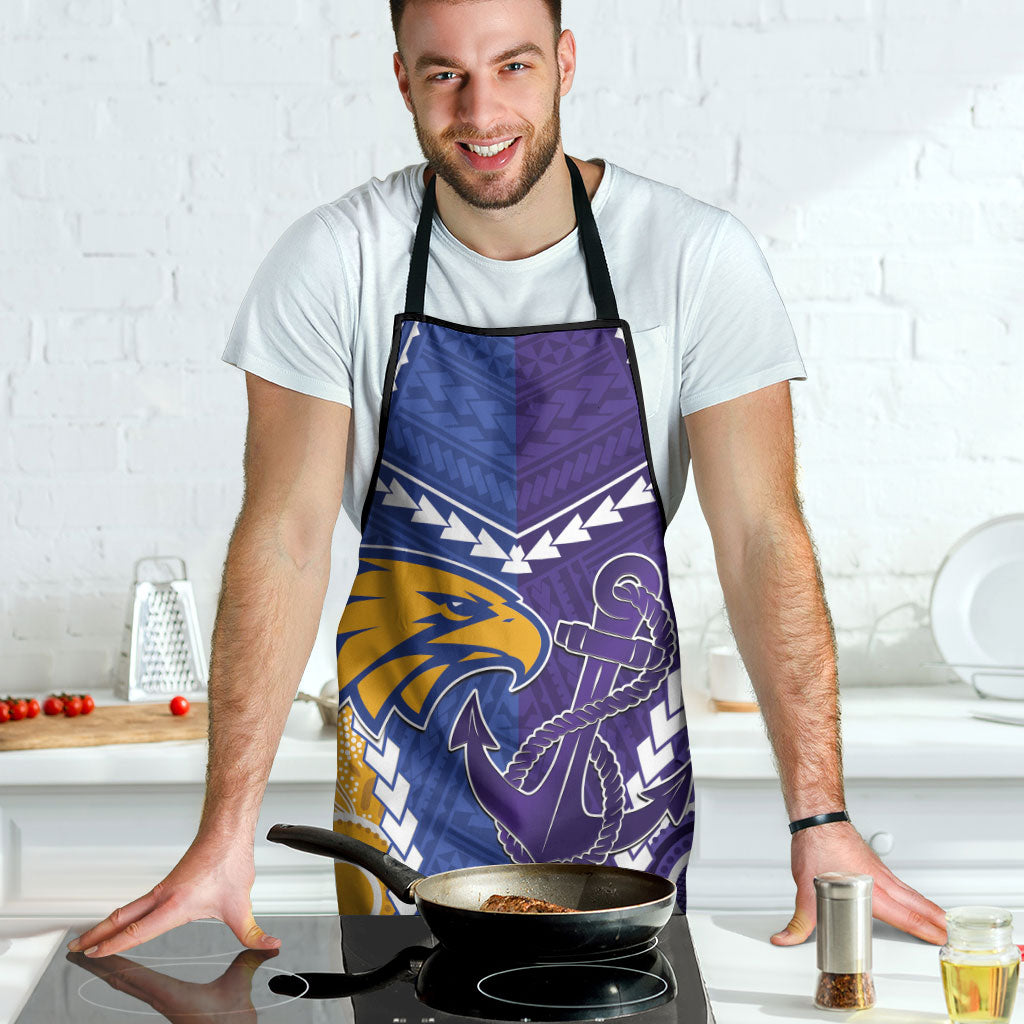 Football Eagles and Dockers Apron 2026 Together Aboriginal Polynesian Pattern