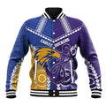 Custom Football Eagles and Dockers Baseball Jacket 2026 Together Aboriginal Polynesian Pattern
