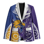 Custom Football Eagles and Dockers Blazer 2026 Together Aboriginal Polynesian Pattern