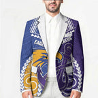 Custom Football Eagles and Dockers Blazer 2026 Together Aboriginal Polynesian Pattern
