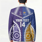 Custom Football Eagles and Dockers Blazer 2026 Together Aboriginal Polynesian Pattern