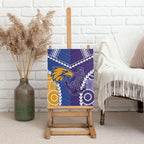 Football Eagles and Dockers Canvas Wall Art 2026 Together Aboriginal Polynesian Pattern