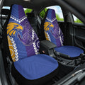 Football Eagles and Dockers Car Seat Cover 2026 Together Aboriginal Polynesian Pattern