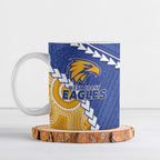 Custom Football Eagles and Dockers Ceramic Mug 2026 Together Aboriginal Polynesian Pattern