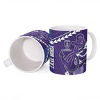 Custom Football Eagles and Dockers Ceramic Mug 2026 Together Aboriginal Polynesian Pattern