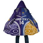 Custom Football Eagles and Dockers Cloak 2026 Together Aboriginal Polynesian Pattern
