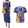 Custom Football Eagles and Dockers Couples Matching Puletasi and Hawaiian Shirt 2026 Together Aboriginal Polynesian Pattern