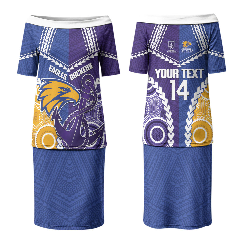 Custom Football Eagles and Dockers Couples Matching Puletasi and Hawaiian Shirt 2026 Together Aboriginal Polynesian Pattern LT14