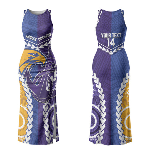 Custom Football Eagles and Dockers Couples Matching Tank Maxi Dress and Hawaiian Shirt 2026 Together Aboriginal Polynesian Pattern LT14
