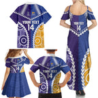 Custom Football Eagles and Dockers Family Matching Summer Maxi Dress and Hawaiian Shirt 2026 Together Aboriginal Polynesian Pattern